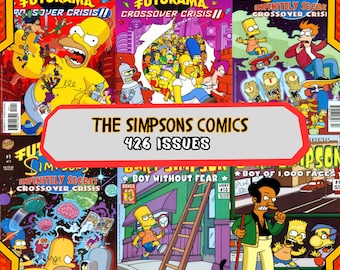 Collection of digital downloadable comics - &#39;The simpsons comics&#39;. 1993-2012/426 issues | Instant download