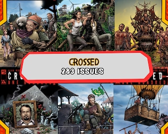 A collection of digital downloadable comics - &#39;Crossed&#39;. 2009-2016/283 issues | Instant download
