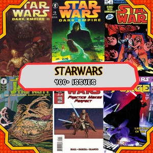 Collection of digital downloadable comics - &#39;Star Wars&#39;. 1977-/400+ issues | Instant download