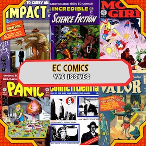 Collection of digital downloadable comics - &#39;EC comics&#39;. 440 issues | Instant download