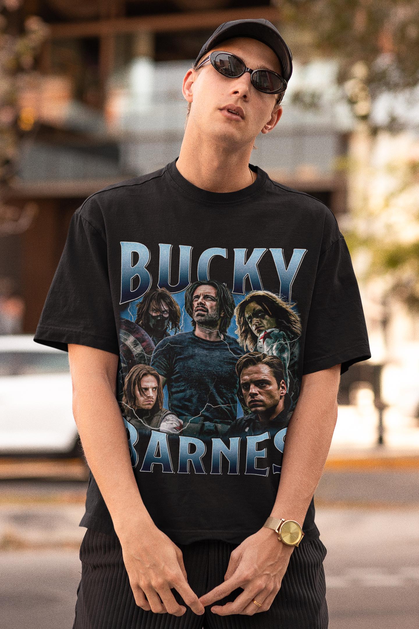 Bucky Barnes Vintage Unisex Shirt, Bucky Barnes limited T-Shirt, Marvel Super Heroes Shirt, Bucky Barnes bootleg retro t-shirt