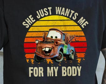 Camisetas vintage de Cars Mater de Disneyland, divertida camiseta de Cars de Disney para adultos, camiseta de Cars, regalo humorístico de vacaciones de Disney para él, hombres