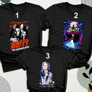 Buffy The Vampire Slayer Movie Shirts, Buffy Vampire And Demon Hunter Vintage T-Shirt, Buffy Summer Horror Movie Shirt, Sunnydale High Shirt