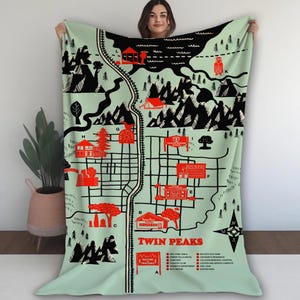 Twin Peaks Map - Etsy