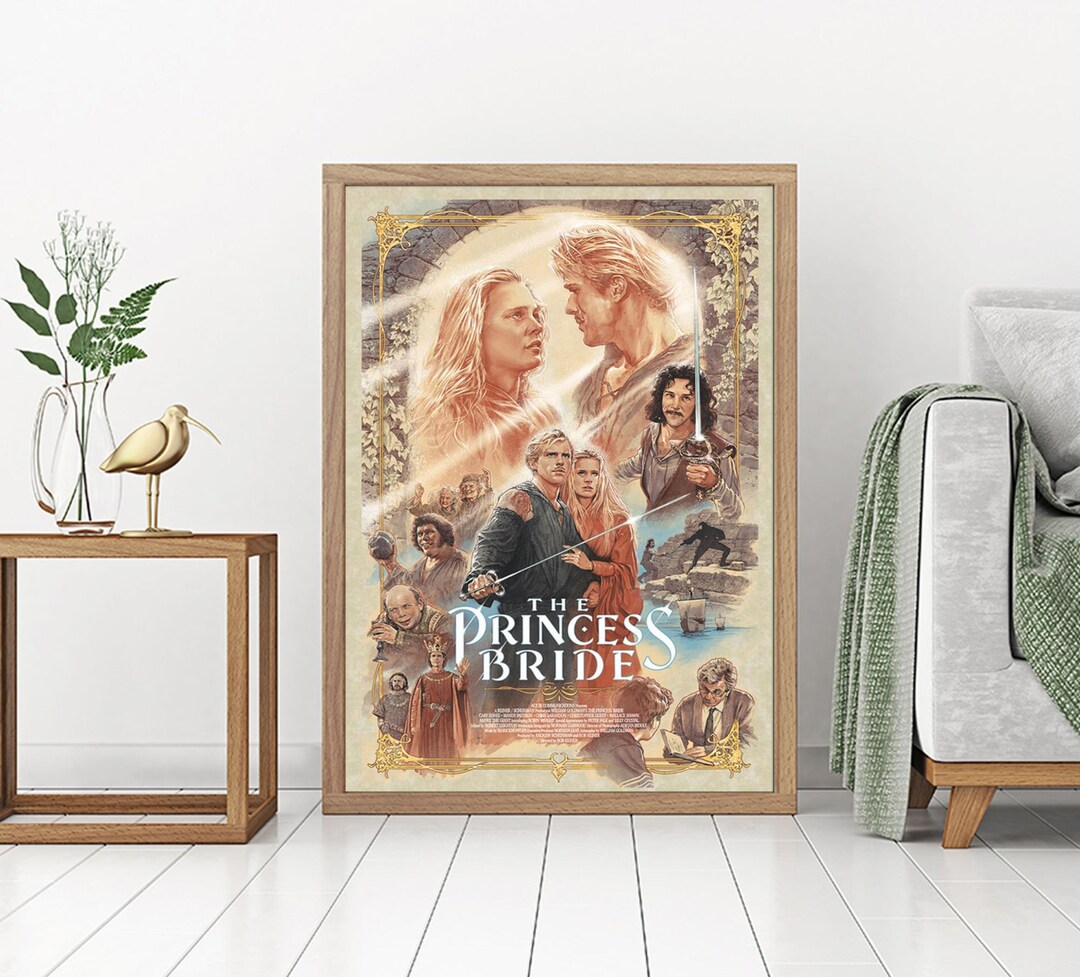 The Princess Bride 1987 Fantasy Movie Retro Classic Poster, Buttercup ...