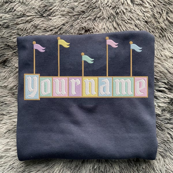 Custom Embroidered Name Shirts - Personalized Disney Vacation Outfit - Magical Disneyland Birthday & Family Trip Gift