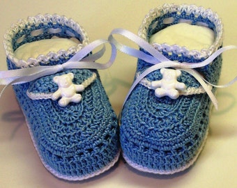 Bottes de bébé crochetées à la main (LIVRAISON GRATUITE) Un de type