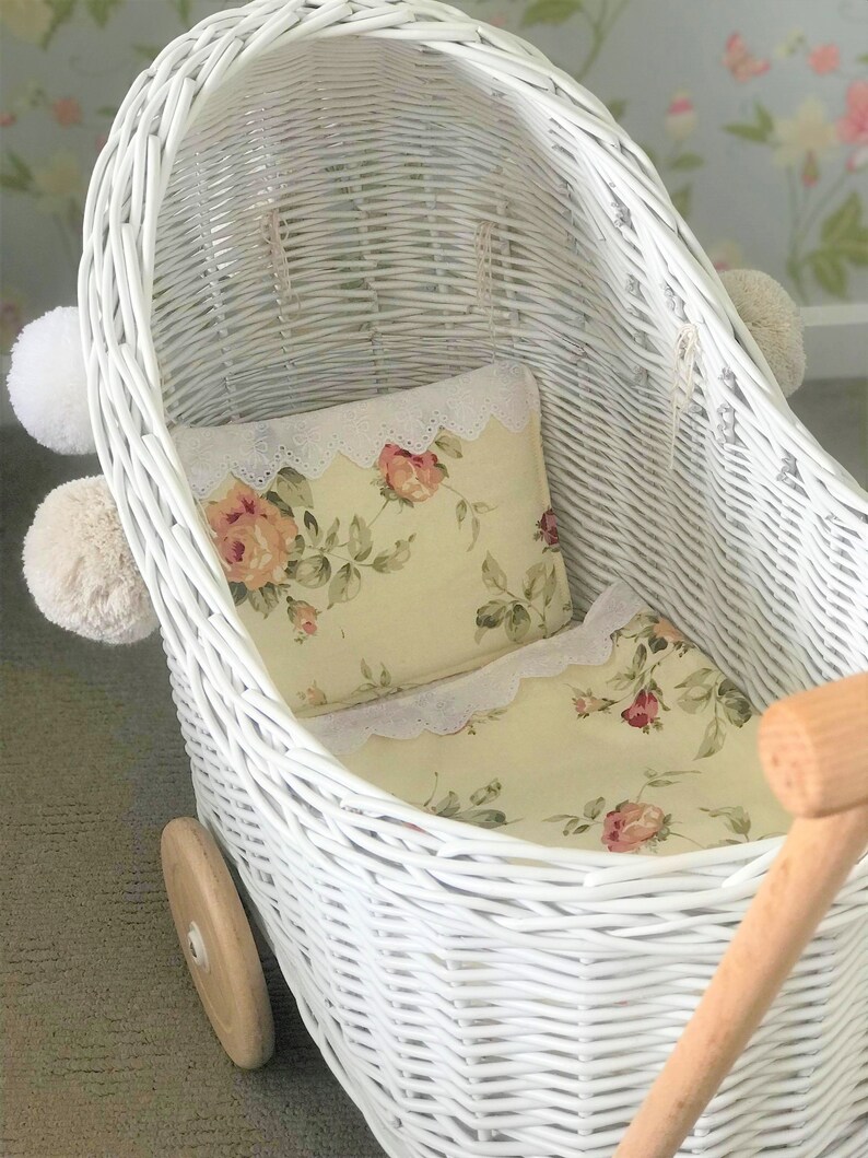 dolls pram blanket and pillow
