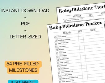 Baby mijlpaal tracker, uniek kraamcadeau, pasgeboren mijlpalen cadeau pasgeboren baby baby aandenken Zwangerschap cadeau babys eerste jaar tracker