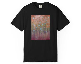 Jonathan Herbert Moonflowers Painting T-Shirt, Limited Edition Wearable Art Tee