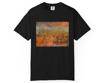 Jonathan Herbert Abstract Art T-Shirt, Pause Painting, Garment-Dyed Unisex Tee