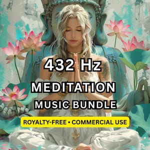 Meditation Music Bundle 432Hz | Royalty-Free & Commercial Use