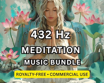 Pacote de Músicas para Meditação 432Hz | Livre de Direitos Autorais e para Uso Comercial