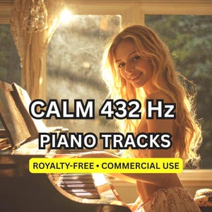 Lizenzfreie 432-Hz-Instrumental-Klaviermusik für Meditation, Spa, Yoga und Entspannung | 3 Stunden | Kommerzielle Nutzung