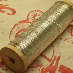 10 yardas de hilo francés antiguo plateado metálico para bordar a mano, coser muñecos, atar moscas, cortar acero, carteras, etc.