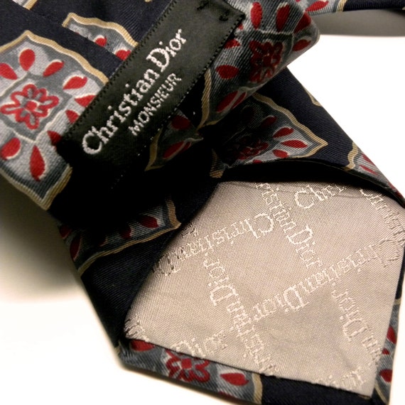 Vintage christian dior clearance monsieur tie
