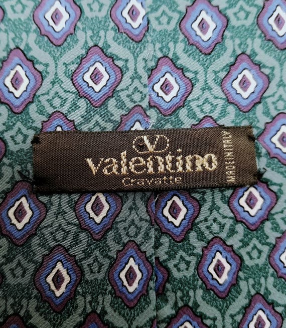1980s Vintage VALENTINO Cravatte Italian Designer… - image 1