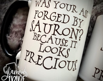 Funny Lord of the Rings Hobbit mug Forged by Sauron coffee mug, valentine's day gift, gift for him, gift for her, couple gift, anniversary