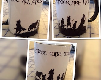Lord of the Rings Mug: Tolkien Quote Gift for Travelers