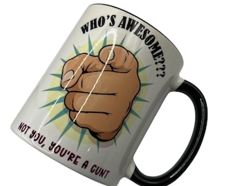 NSFW Offensive Coffee Mug, Black Handle, 11oz