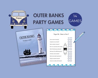 Outer Banks Party Games: Pogue vs Kook Quiz & Trivia (Digital Download)