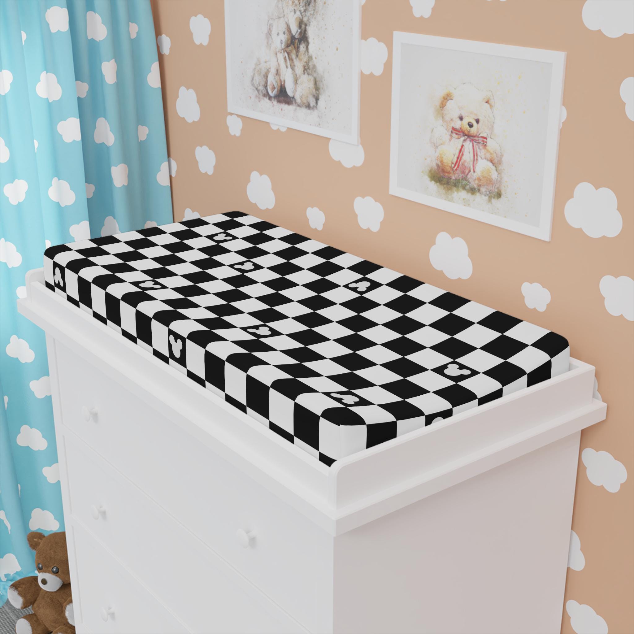 Mickey mouse changing pad cover hot sale