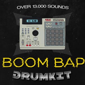 Boom Bap Drum Kit music samples huge collection of hip hop sounds / WAV