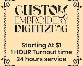 Custom Embroidery, Anime Embroidery, Logo Digitizing, weihnachten Custom Embroidery Digitizing, Individuelle Stickerei, EMB File, PES File