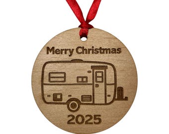 2025 Large Egg Camper Christmas Ornament