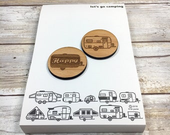 Large Egg Camper Magnets with Travel Trailer Notepad, Boler, Egg Rally, Scamp, Burro, Casita, Camp, Parkliner, To Do List, Caravan, Gift