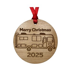 2025 Class A Motorhome Christmas Ornament