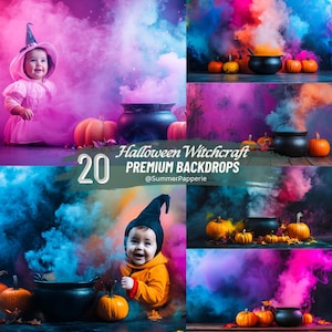 Halloween Witchcraft Digital Background, Spooky Halloween Overlay, Witch Creative Composite, Photoshop Background, Witchy Halloween Backdrop