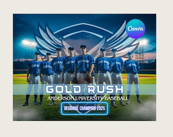 Baseball Team Canva Template Baseball Backdrop For Sports Poster Design Senior Sports Banner Memory Mates Digital Background Sports Template