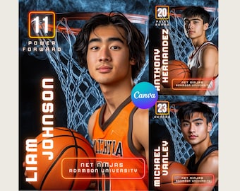 Basketball Team Canva Template Basketball Backdrop Sports Poster Design Senior Sports Banner Memory Mates Digital Background Sports Template