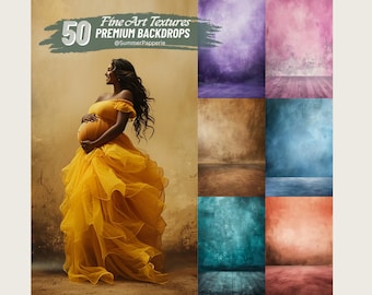 Superposition de textures beaux-arts pour Photoshop | Texture numérique picturale | Toile de fond photo douce pour les portraits et les retouches de natures mortes