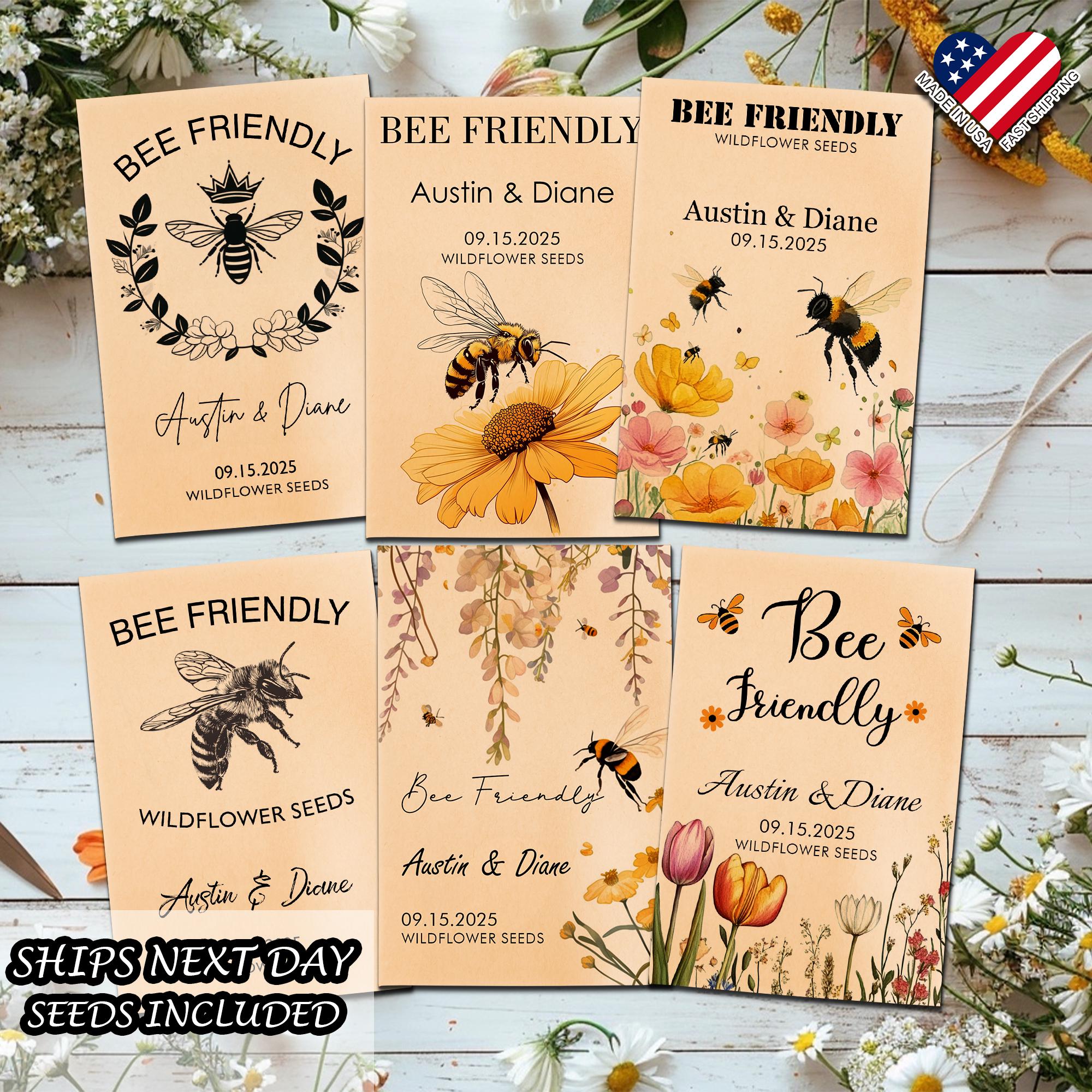 Kraft Bee Wildflower Packets