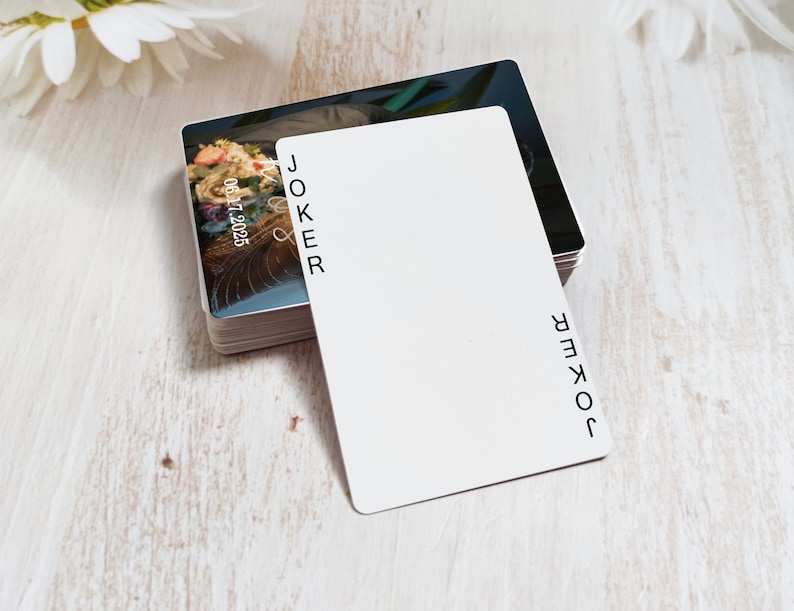 Personalized Wedding Playing Cards Guest Book Alternative Bild 6