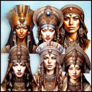 6 x autocollants « Warrior Woman »/Autocollants en papier mat/Non imperméable à l'eau