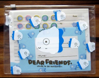 1 x "Dear Friends" by Lily/ Kawaii writing set/ complete set