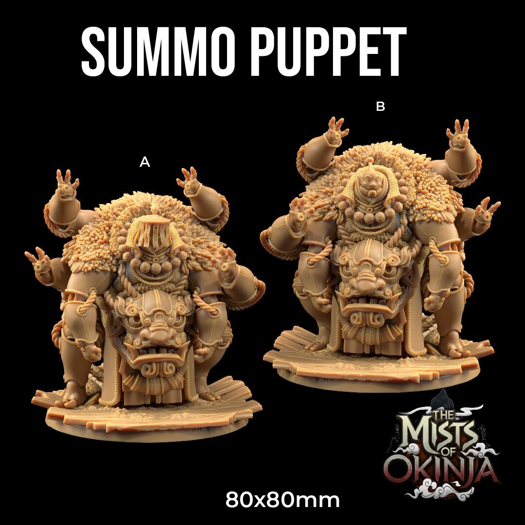 Summo Puppet Dnd Mini Mists of Okinja | the Dragon Trappers Lodge 32mm ...