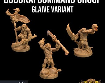 Bobokai Command Group Simiax Legions Monkey | The Dragon Trappers Lodge |32mm Scale | Miniature TTRPG Mini DnD Dungeons Dragons Wargame