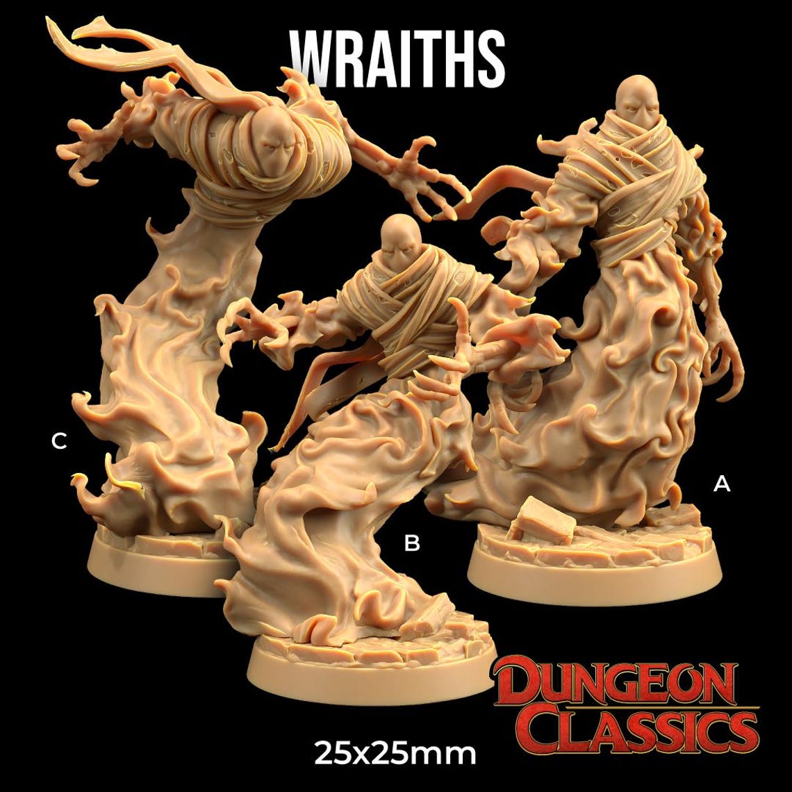 Lesser Wraith Dnd Wraith Dungeon Classic Monsters Undead Ghost | the Dragon Trappers ...