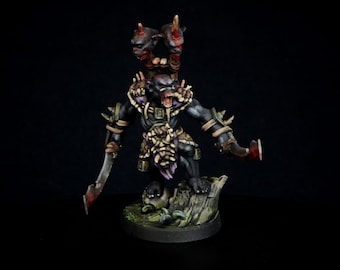 Bobokai Warlord Simiax Legions Ape Monkey | The Dragon Trappers Lodge |32mm Scale | Miniature TTRPG Mini DnD Dungeons Dragons Wargame