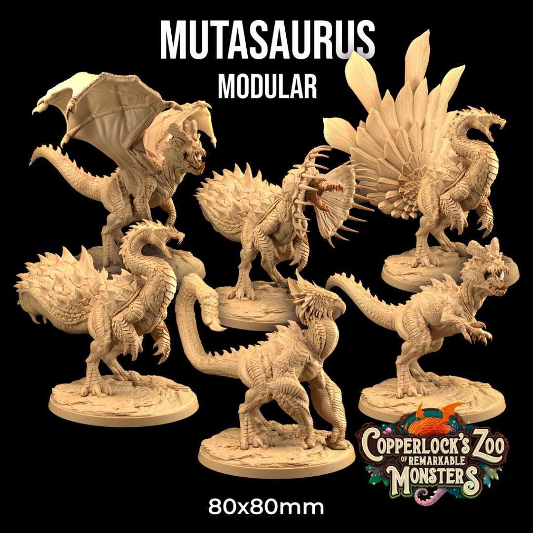 Mutasaurus Customizable Magnetic Dinosaur | the Dragon Trappers