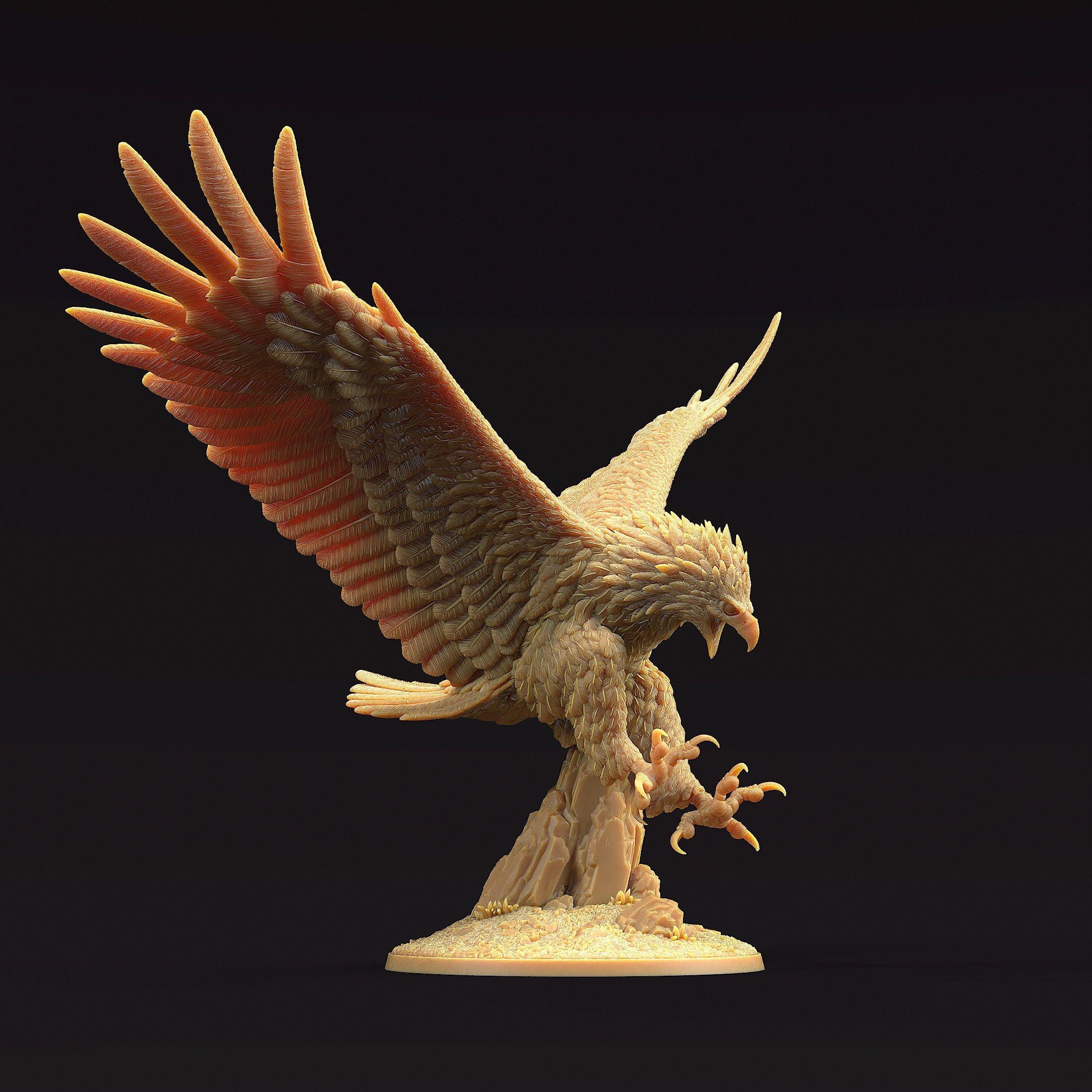 Dnd Roc Size Scale Roc DND Mini Giant Bird Dungeon Classics | the Dragon Trappers Lodge ...