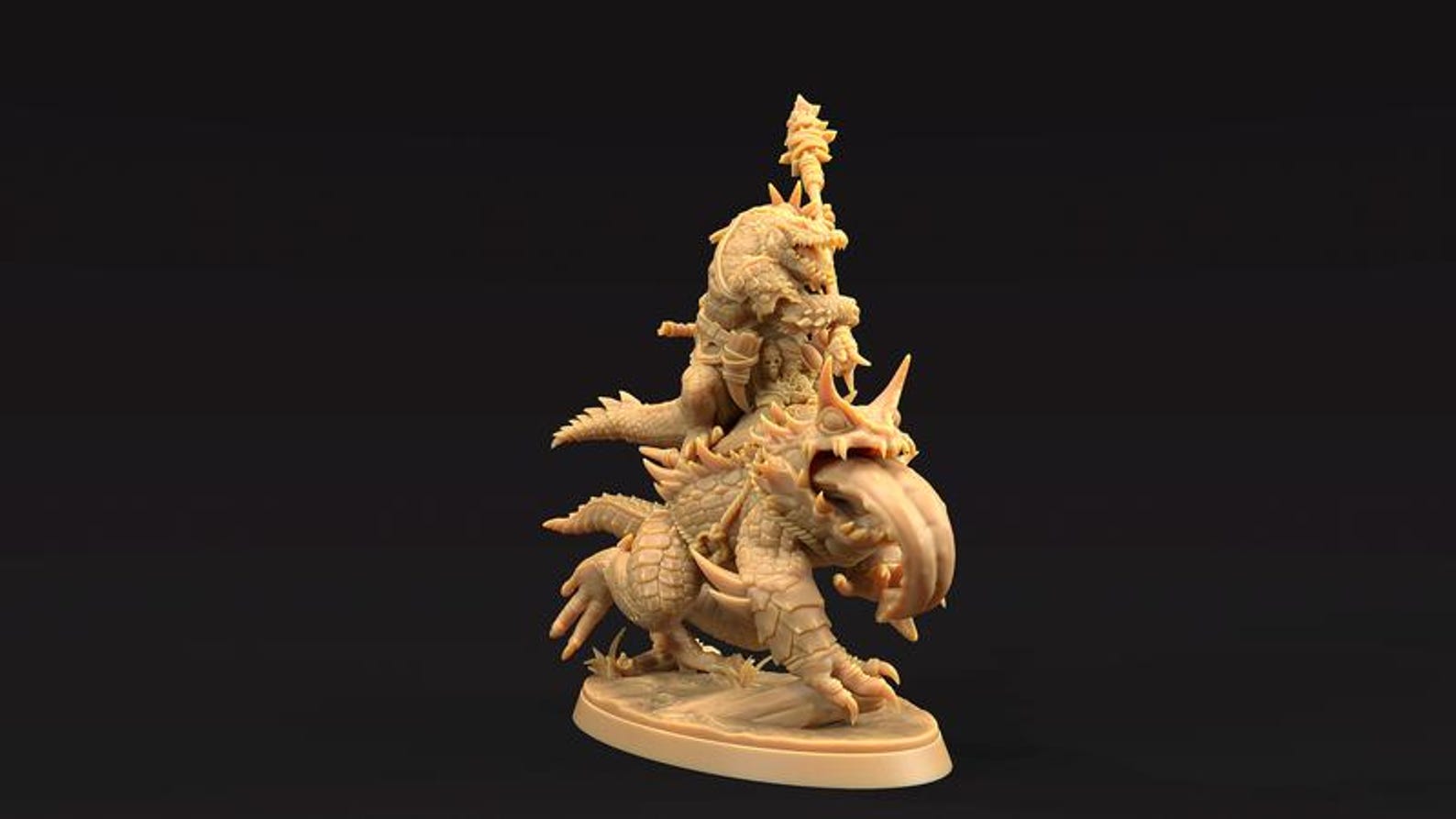 Devil Toad Riders Dnd Mini for Dungeons and Dragons Gift for DM ...