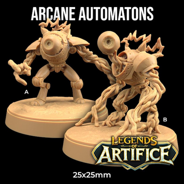Arcane Automatons Legends of Artifice DnD Mini for Dungeons and Dragons Miniature RPG Dragon Trappers Lodge 32mm Scale Gift for DM Wargaming