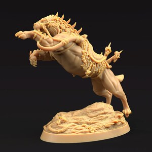 サーベルトゥース・プラウラー タイガー ビッグキャット | ドラゴントラッパーズロッジ | 32 mmスケール | ミニチュアRPG テーブルトップ ミニ樹脂 DnD ダンジョンズ＆ドラゴンズ