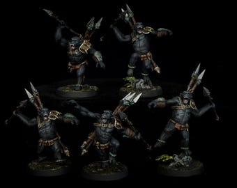 Bobokai Skewers Ape Monkey Simiax Legions | The Dragon Trappers Lodge |32mm Scale | Miniature TTRPG Mini DnD Dungeons Dragons Wargame