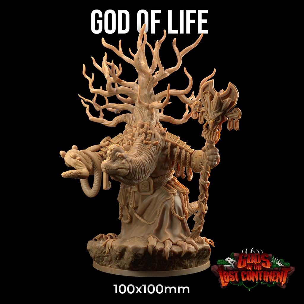 God of Life Dinosaur Dino Lost Continent |The Dragon Trappers Lodge | 32mm Scale | Miniature TTRPG Mini DnD Dungeons Dragons Wargame